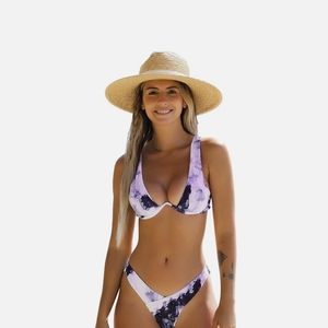 Bikinis for Women Swimsuit Tie Dye Underwire Bikini Sets Swimwear